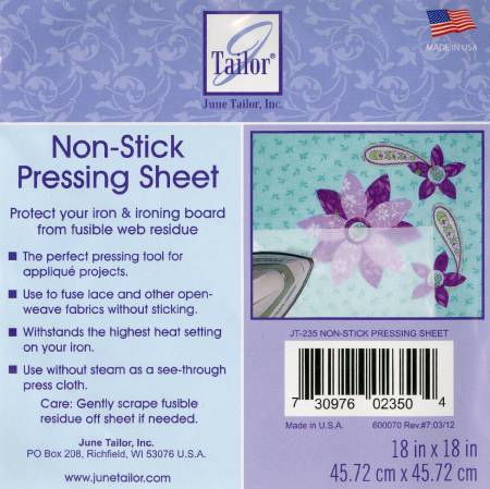 June Tailor Non-Stick Pressing Sheet 18'' x 18''