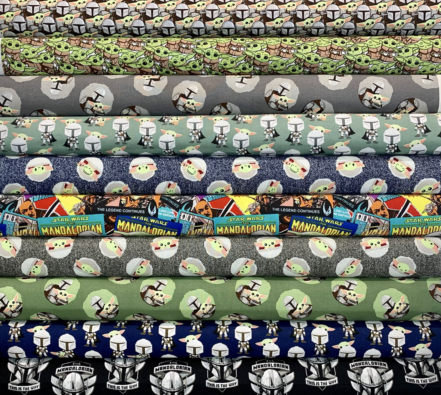 Mandalorian Fat Quarter Bundle x 10 pieces
