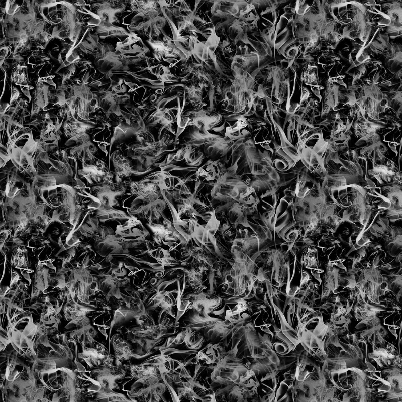 Black Wicked Smoke Fabric