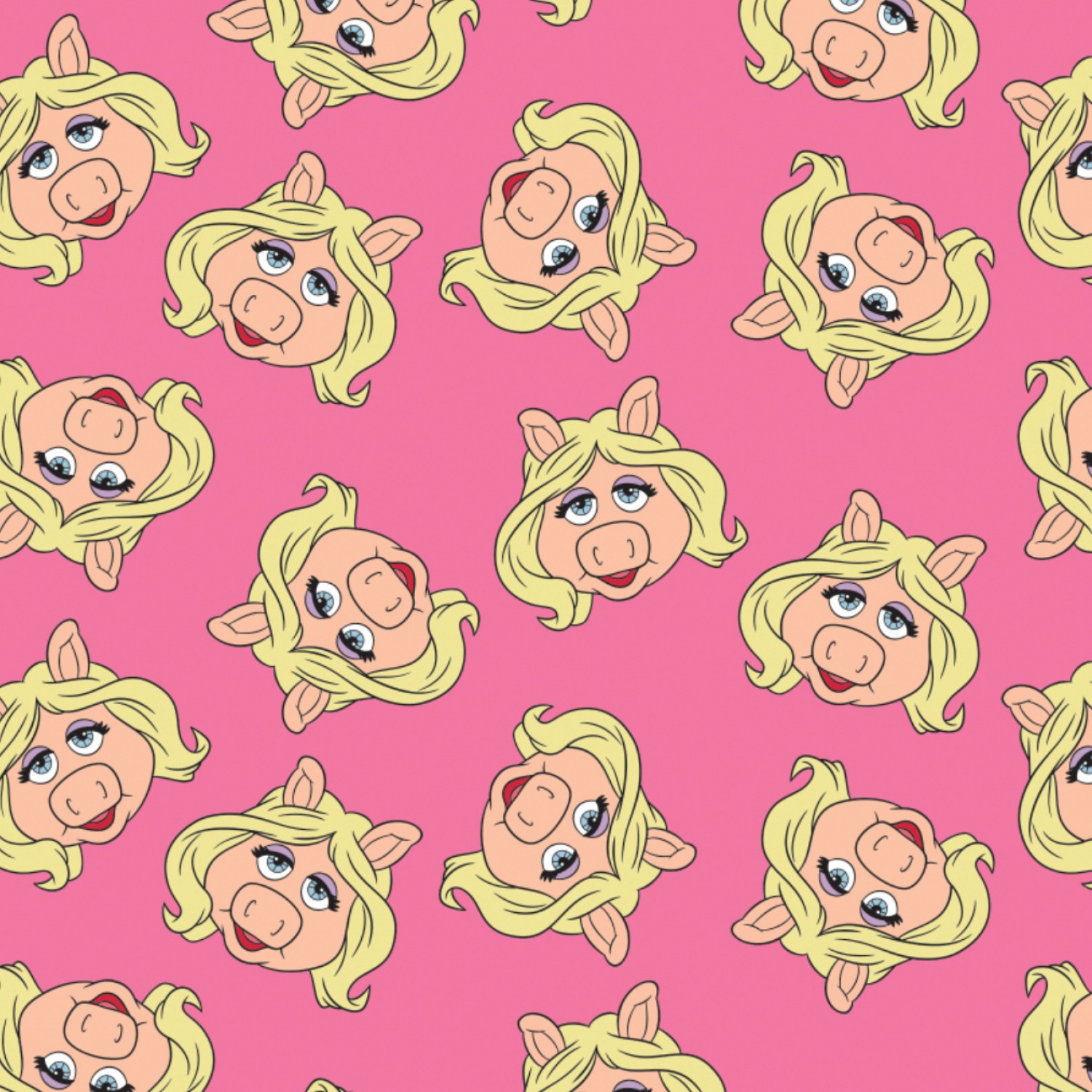 Disney The Muppets Miss Piggy Fabric - Pink