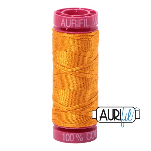 Aurifil 12 50m 2145 Yellow Orange Cotton Thread