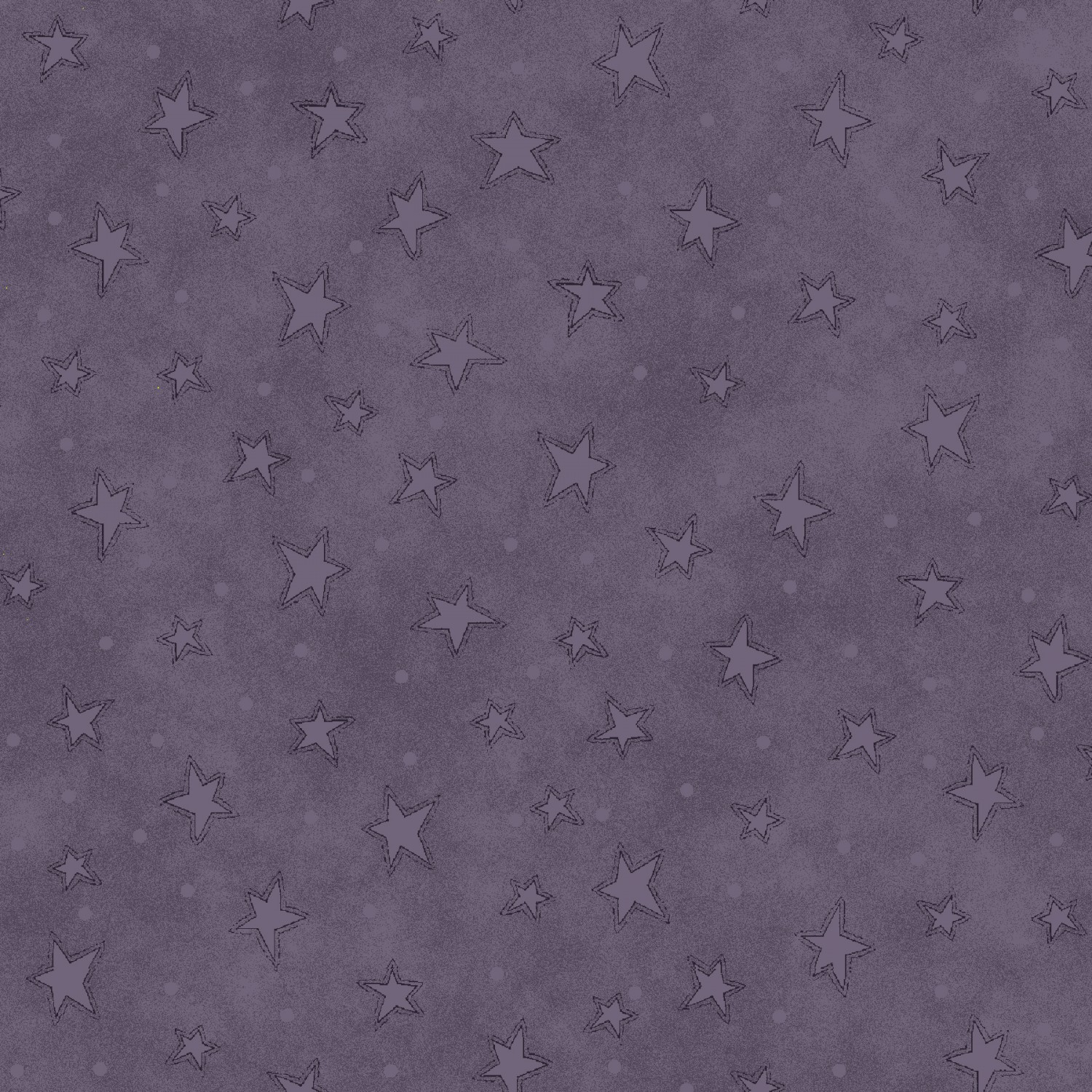 Muted Purple Starry Fabric