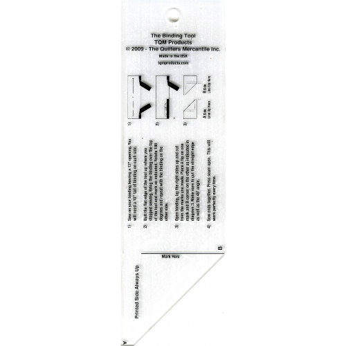 Tqm The Mini Binding Tool Template Ruler