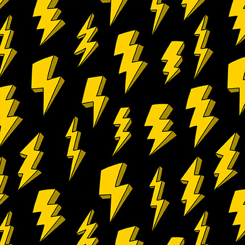 Blank Quilting Superhero Lightning Strike Fabric