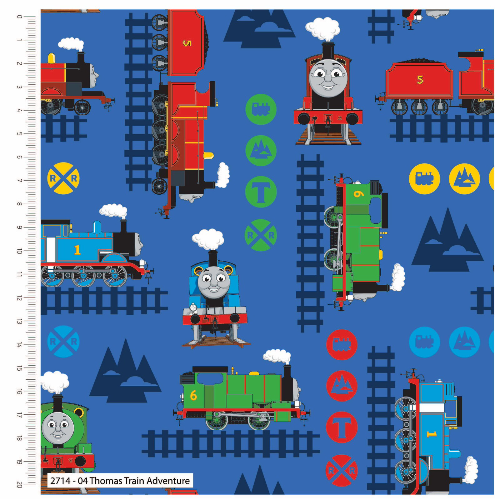 Thomas Train Adventure Fabric