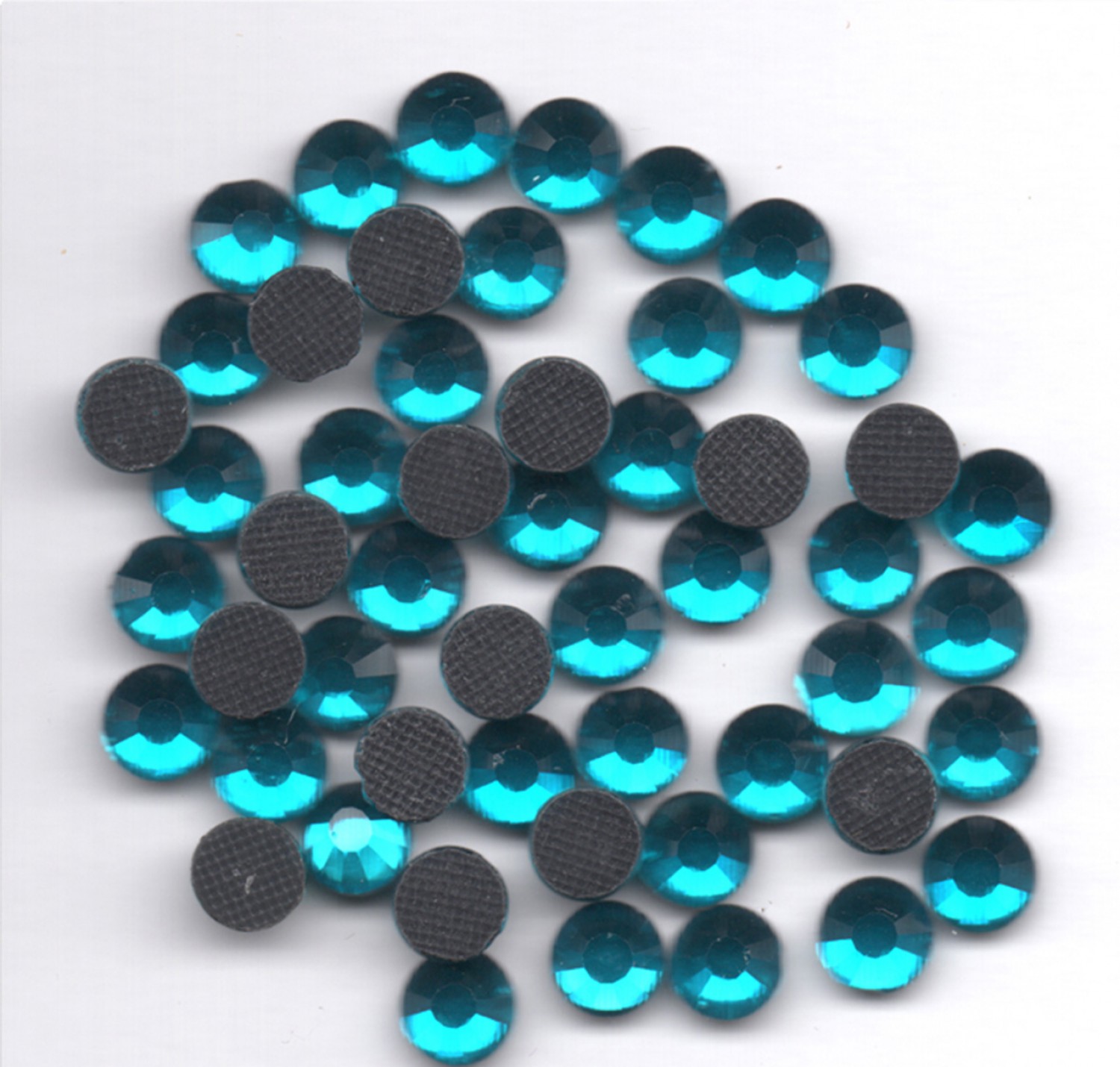Hotfix Rhinestones 4mm - Blue Zircon - 60 Pieces