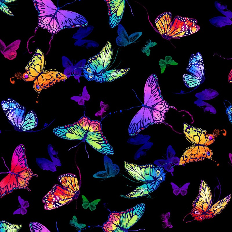 Whirlwind Butterflies Fabric