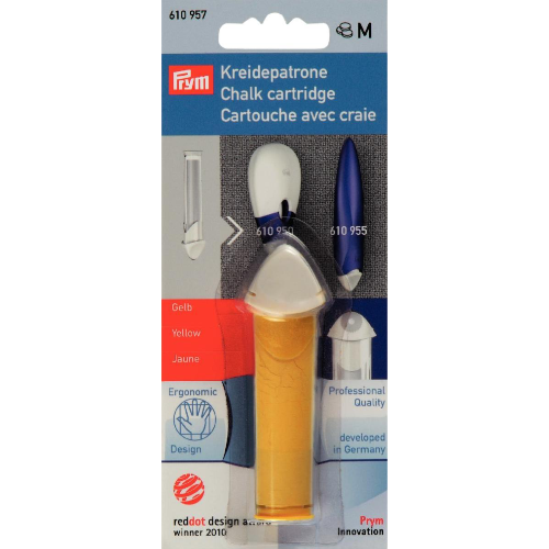 Prym Ergonomic Chalk Cartridge Refill Yellow