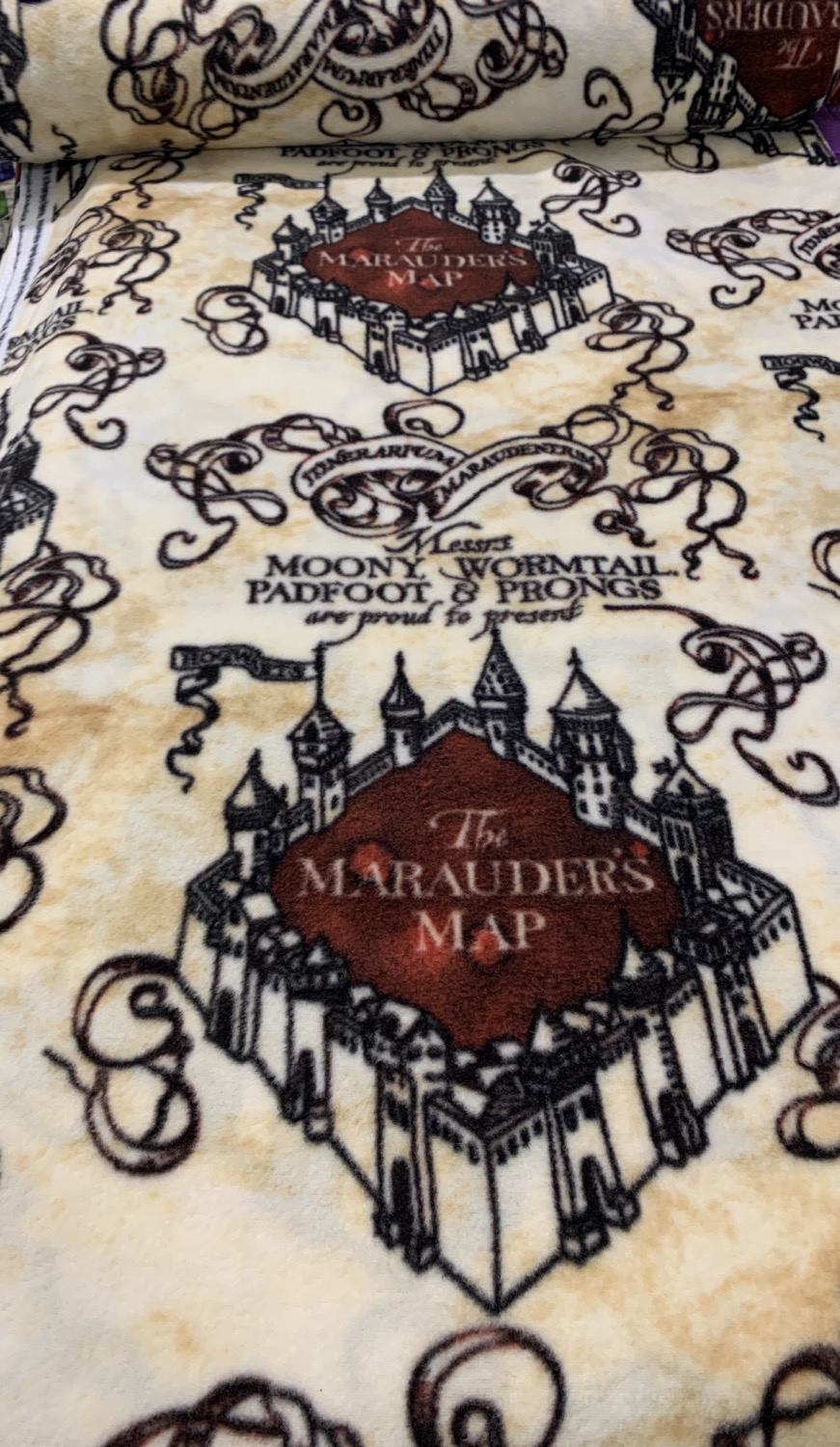FLEECE - Harry Potter Marauders Map - UK Only
