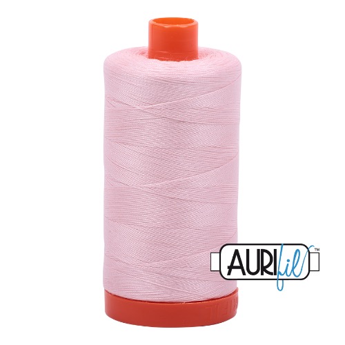 Aurifil 50 1300m 2410 Pale Pink Cotton Thread
