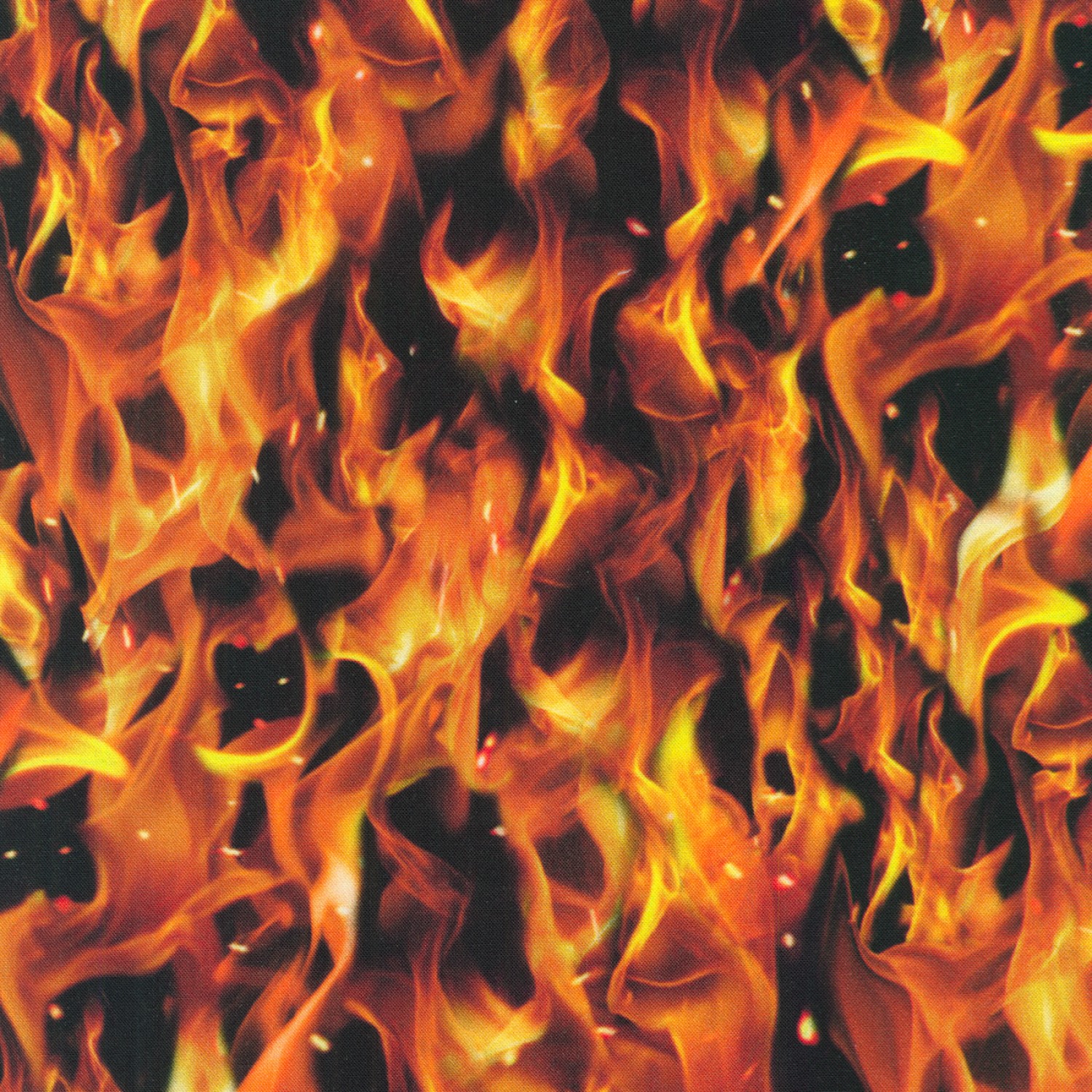 LP Flames no.1  Fire Blaze Fabric