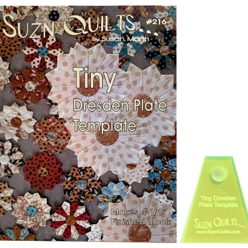 Suzn Quilts Tiny Dresden Plate Template