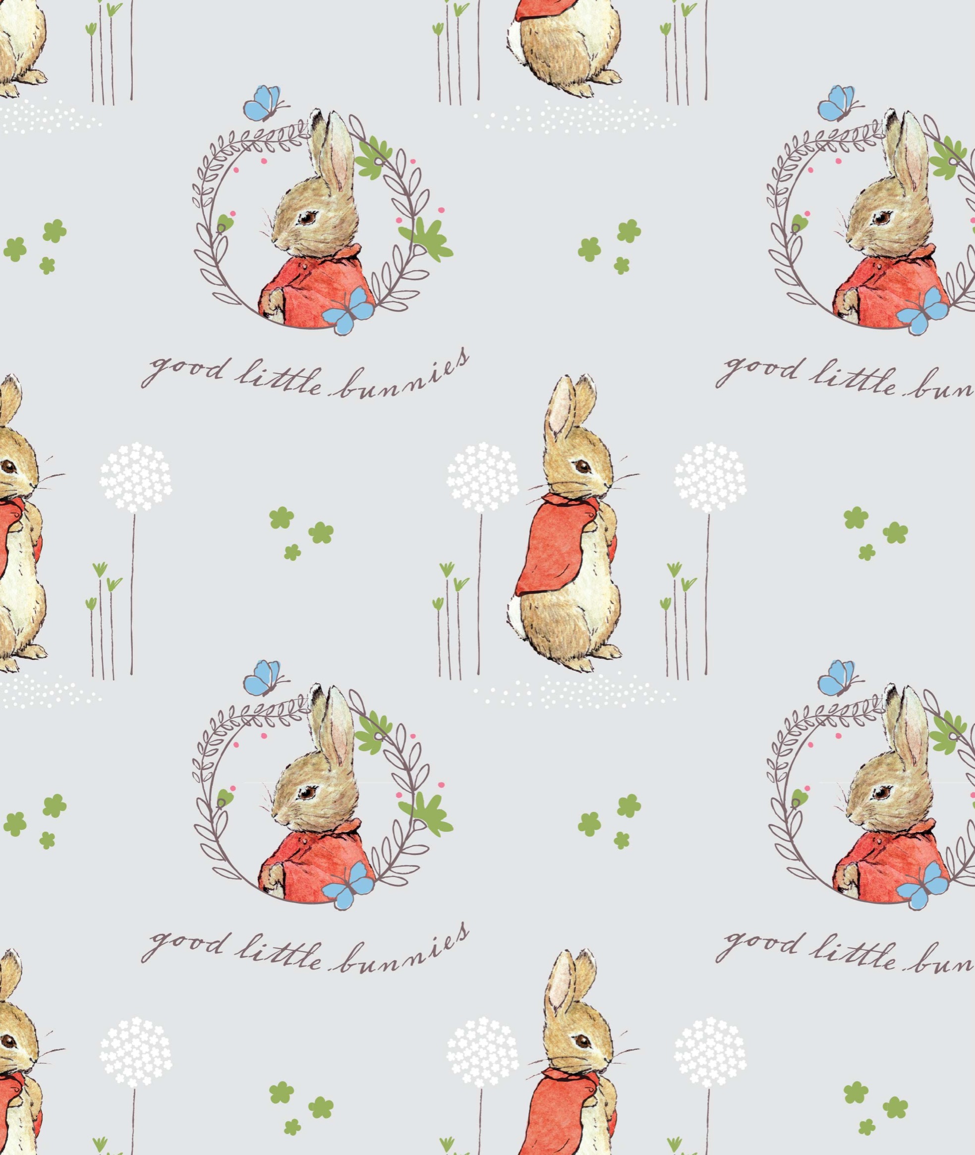 Peter Rabbit Flopsy Mopsy Fabric