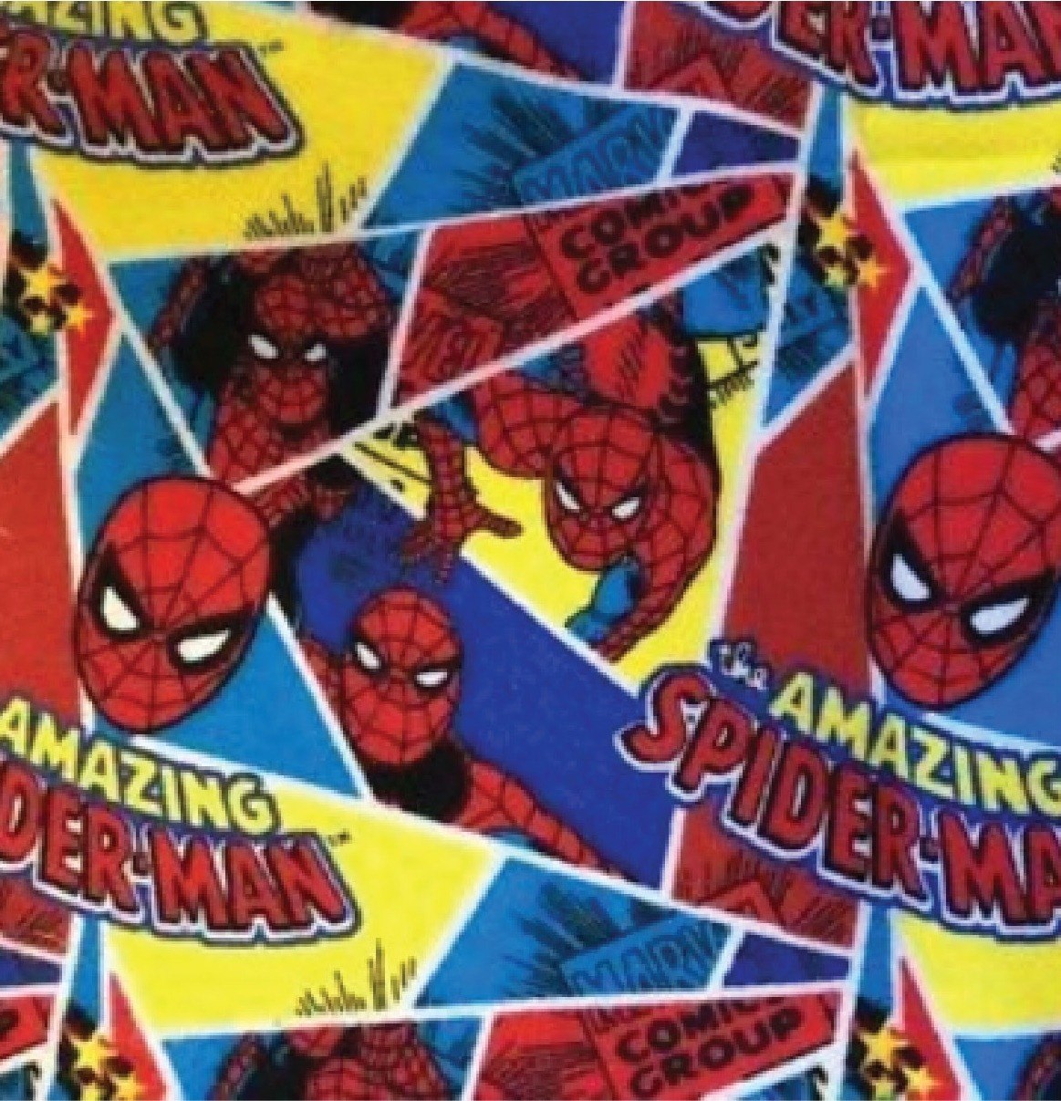 FLANNEL - Spiderman Fabric