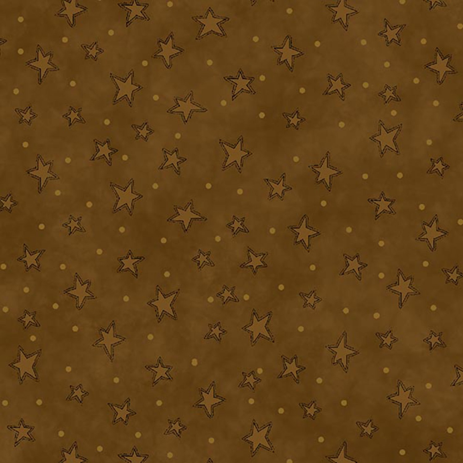 Brown Starry Fabric