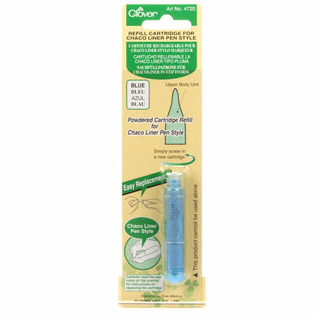 Clover Chaco Liner Pen Style Blue Refill