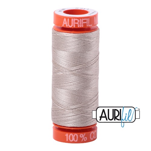 Aurifil 50 200m 6711 Cotton Thread Pewter