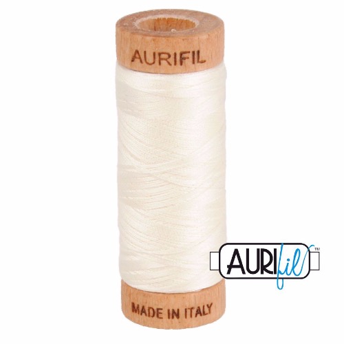 Aurifil 80 280m 2026 Chalk Cotton Thread