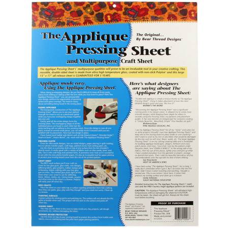 The Applique Pressing Sheet