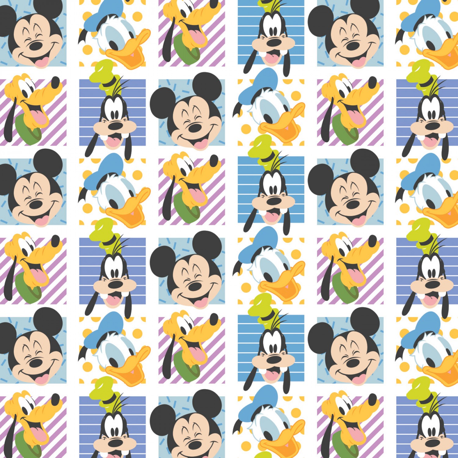 Disney Mickey Mouse Party Blocks Fabric