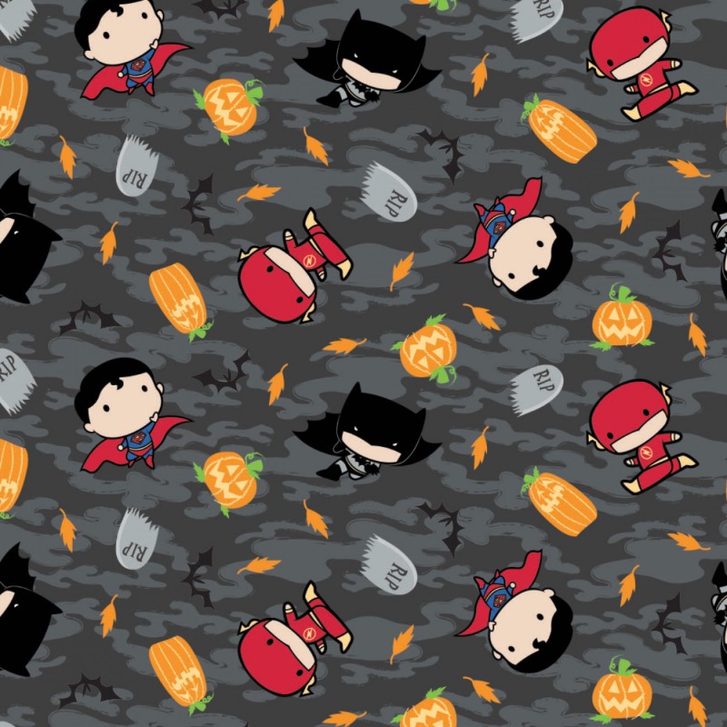 DC Boys Kawaii Halloween Fabric