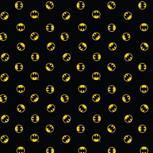 DC Batman Logo Circle Fabric