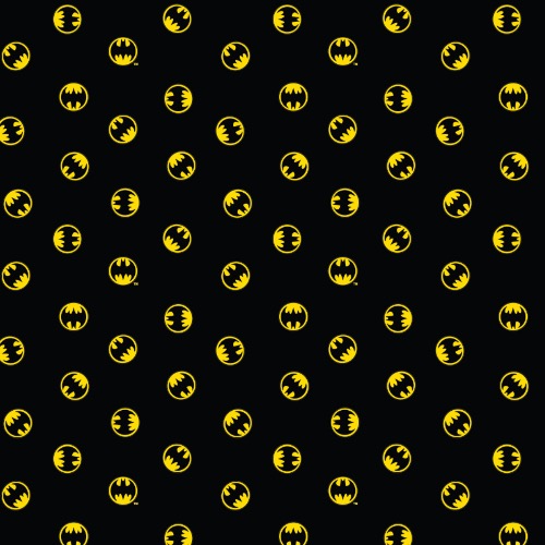 DC Batman Logo Circle Fabric