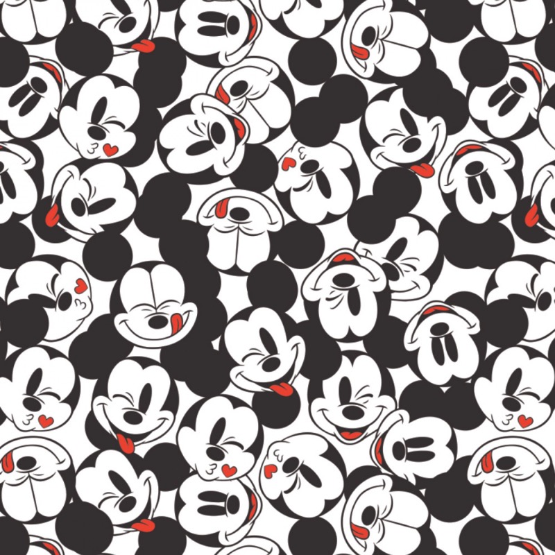 Disney Mickey Mouses Kisses Fabric