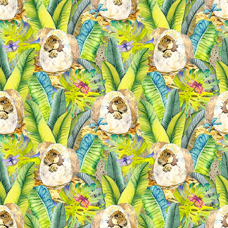 Dinosaur Friends Dino Hatchlings Fabric