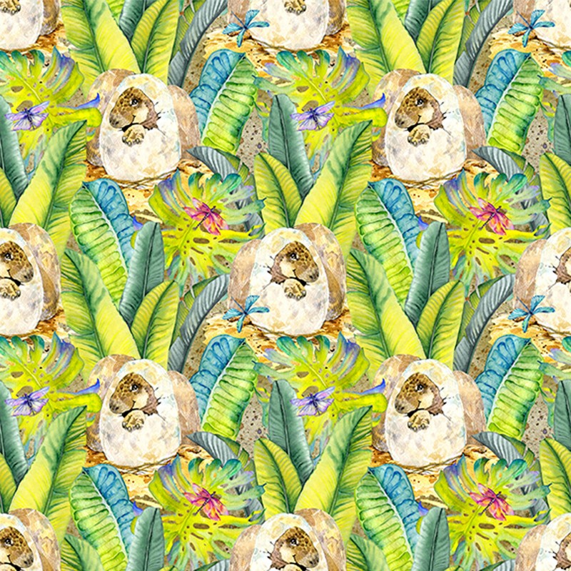 Dinosaur Friends Dino Hatchlings Fabric