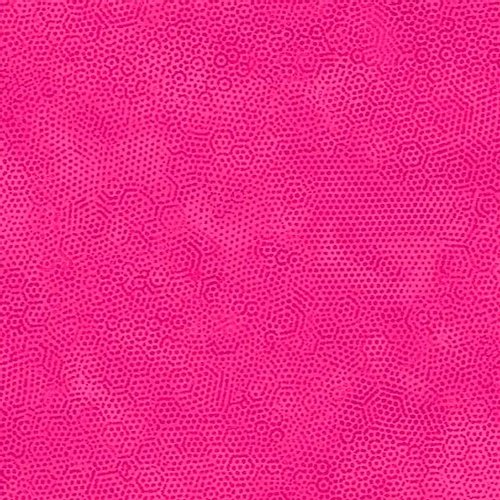 1867/E24 Scorching Pink Makower Andover Dimples Fabric