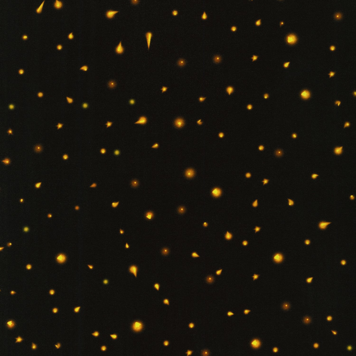 Fireflies Black Fabric