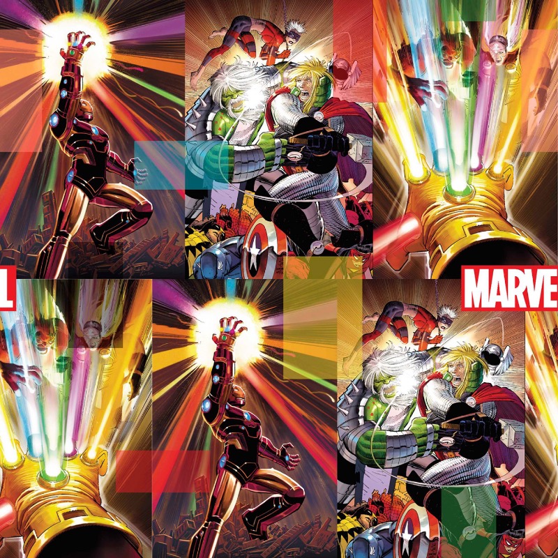 Marvel Energy Digitally Printed Fabric