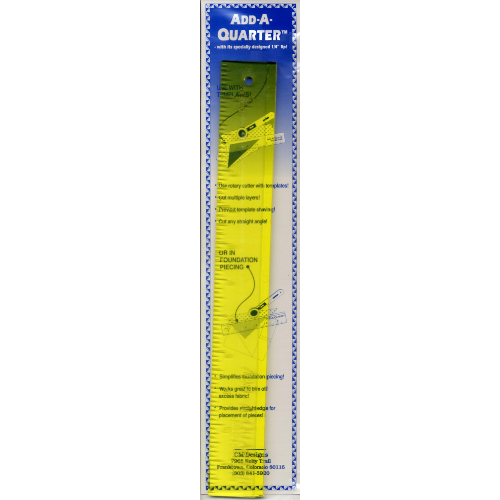 Add A-Quarter Ruler 1 1/4 x 12in