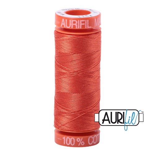 Aurifil 50 200m 1154 Cotton Thread Dusty Orange