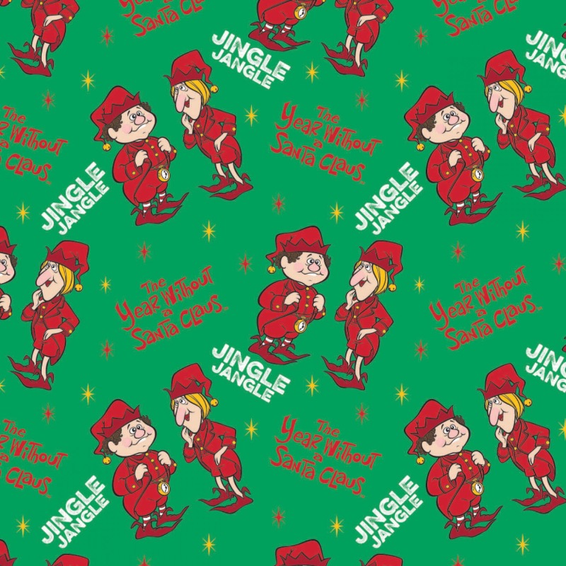 The Year Without a Santa Claus Fabric