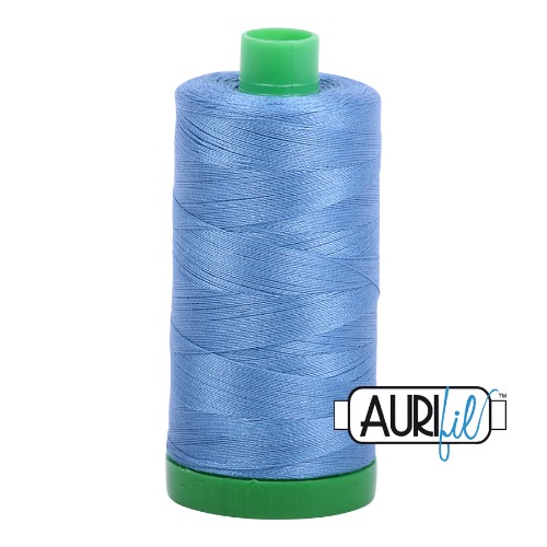 Aurifil 40 1000m 2725 Light Wedgewood Cotton Thread