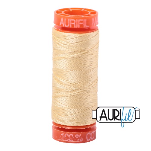 Aurifil 50 200m 2105 Cotton Thread Champagne