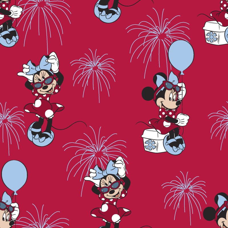 Disney Minnie Mouse Patriotic Fabric