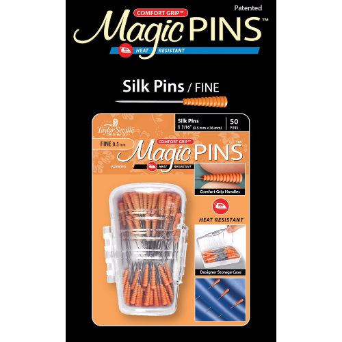 Taylor Seville Silk Magic Pins FINE 50pk