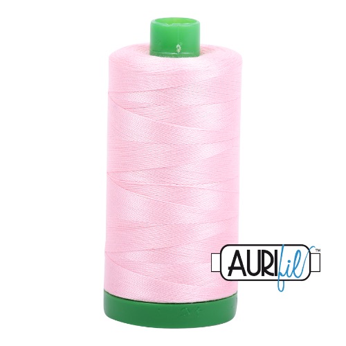 Aurifil 40 1000m 2423 Baby Pink Cotton Thread