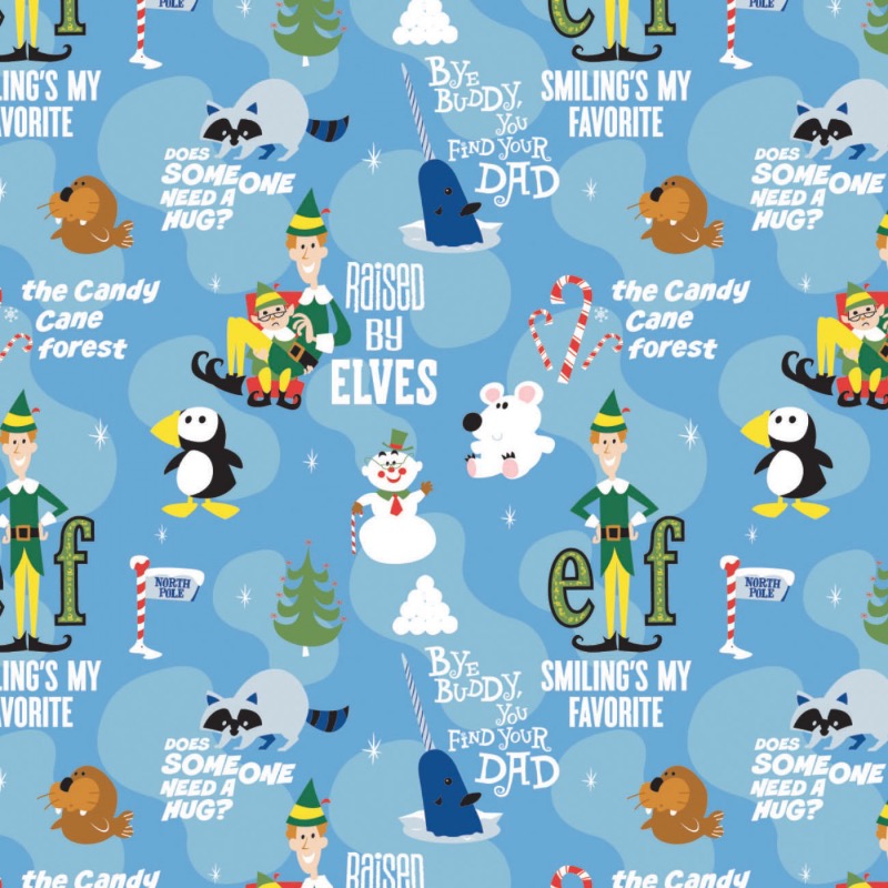 Elf Movie Moments Fabric