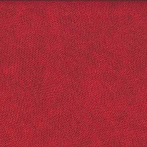 1867/R1 Crimson Makower Andover Dimples Fabric