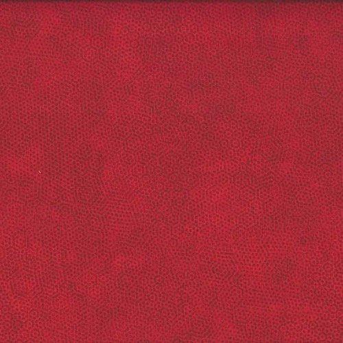 1867/R1 Crimson Makower Andover Dimples Fabric