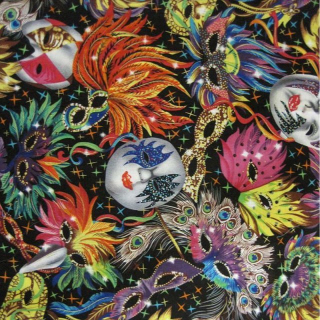 Carnival Masks Fabric