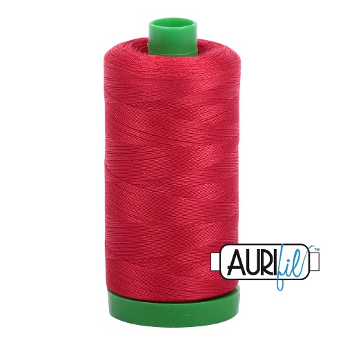 Aurifil 40 1000m 2250 Red Cotton Thread