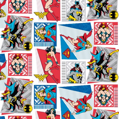 DC Original Heroines Fabric