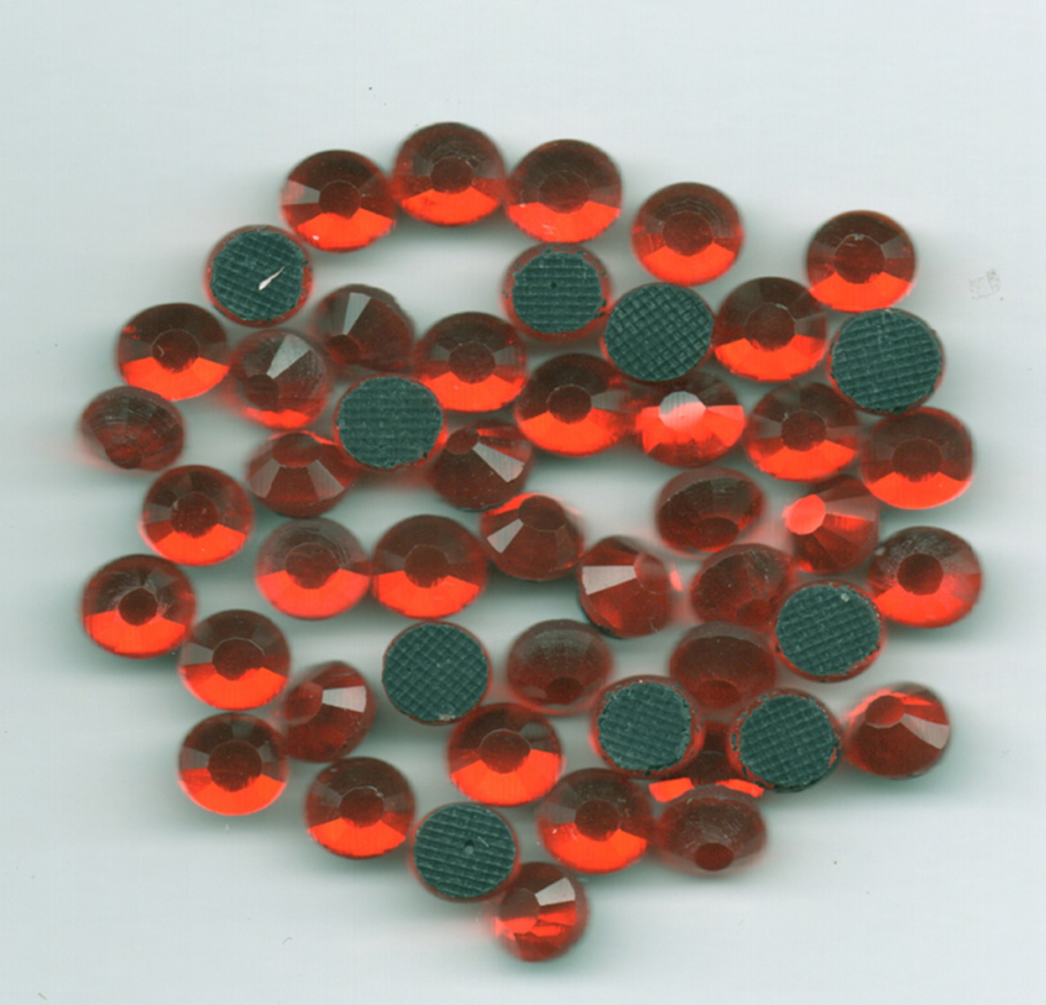 Hotfix Rhinestones 4mm - Hyacinth Orange - 60 Pieces