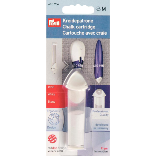 Prym Ergonomic Chalk Cartridge Refill White