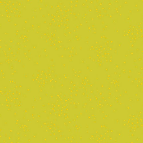 Makower Andover Rainbow Shimmer With Gold Metallic Fabric - Citron